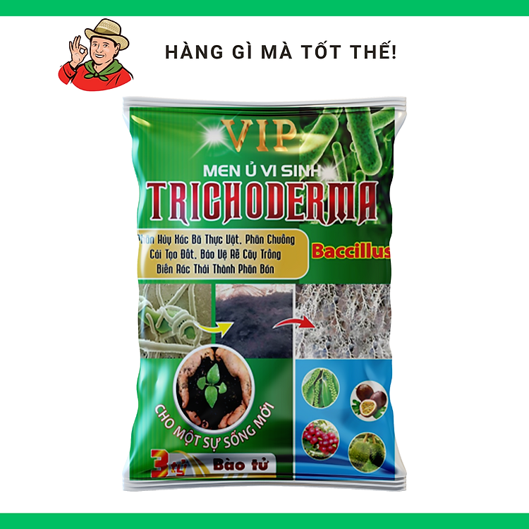 CHẾ PHẨM MEN VI SINH NẤM TRICHODERMA LOẠI 1KG