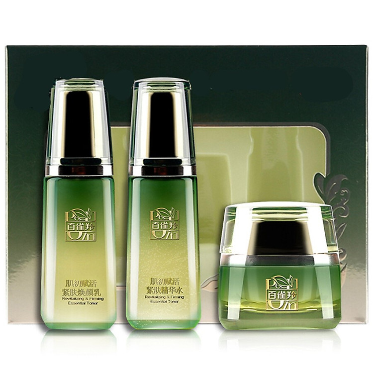 Bộ Mỹ Phẩm Chống Lão Hóa Bai Gu Ankyo (Dưỡng Da 20ml + Sữa Dưỡng 20ml + Kem Dưỡng 8g)