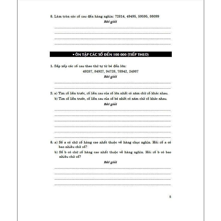 Vở Bài Tập Nâng Cao Toán Lớp 4 - Bám Sát SGK Kết Nối Tri Thức Với Cuộc Sống (Tập 2) - Ảnh 2