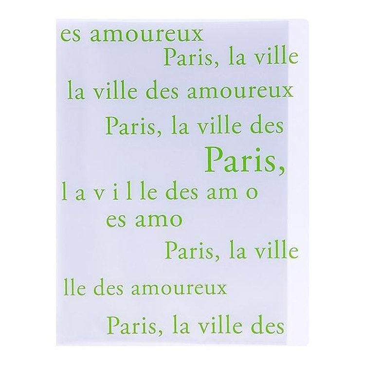 Bìa 20 Lá Trong Mờ Double A CH19312-EN (Xanh Lá)