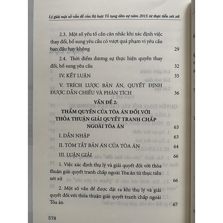 Lý Giải Một Số Vấn Đề Của Bộ Luật Tố Tụng Dân Sự Năm 2015 (Tái Bản Lần Thứ Nhất, Có Sửa Đổi, Bổ Sung) - Ảnh 3