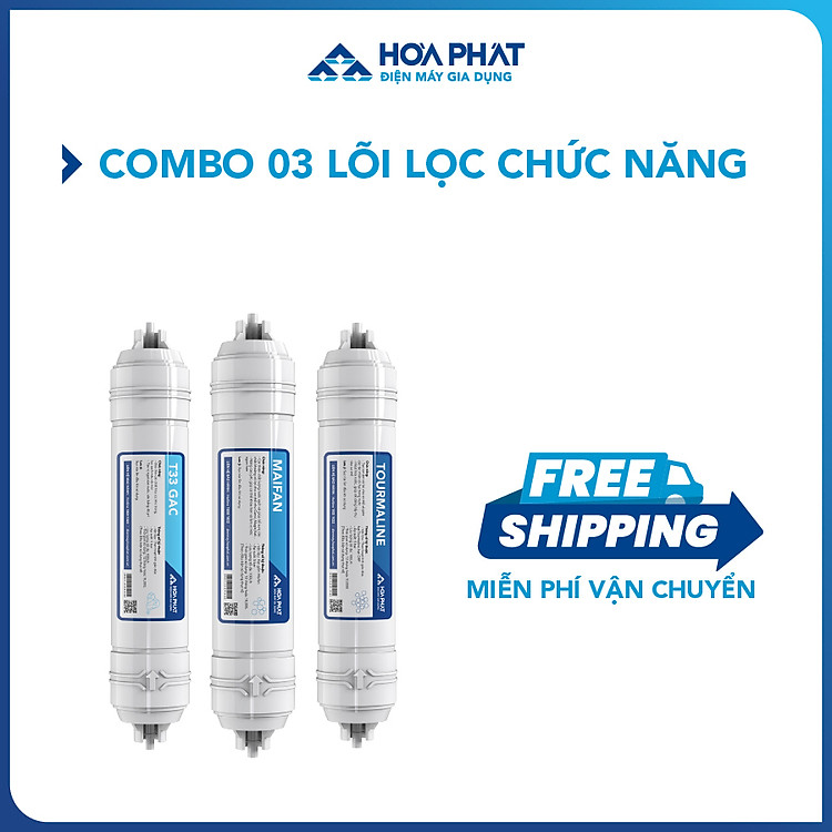 Combo 03 lõi lọc chức năng (Lõi 5, 6, 7) - Hàng chính hãng