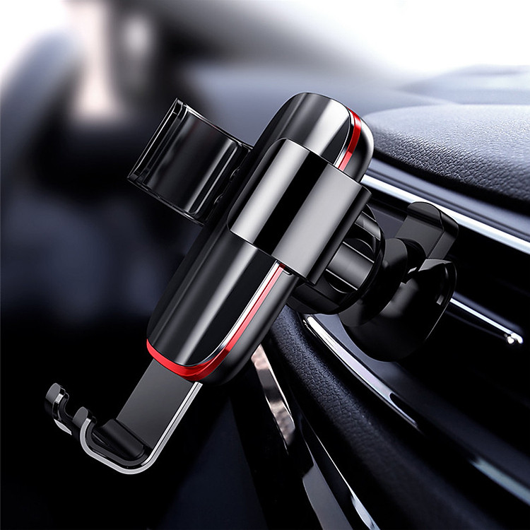 Giá đỡ điện thoại khóa tự động cho xe hơi Baseus Universal Car gắn lỗ thông gió xe hơi ô tô đóng mở tự động khi để điện thoại vào (màu ngẫu nhiên) - Hàng nhập khẩu