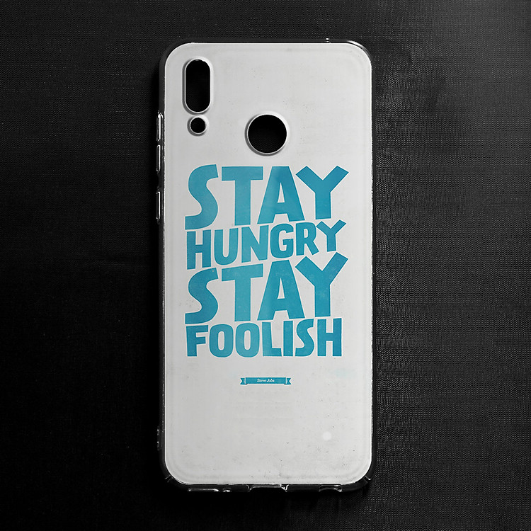 Ốp trong cho Honor Play cứng in Chữ