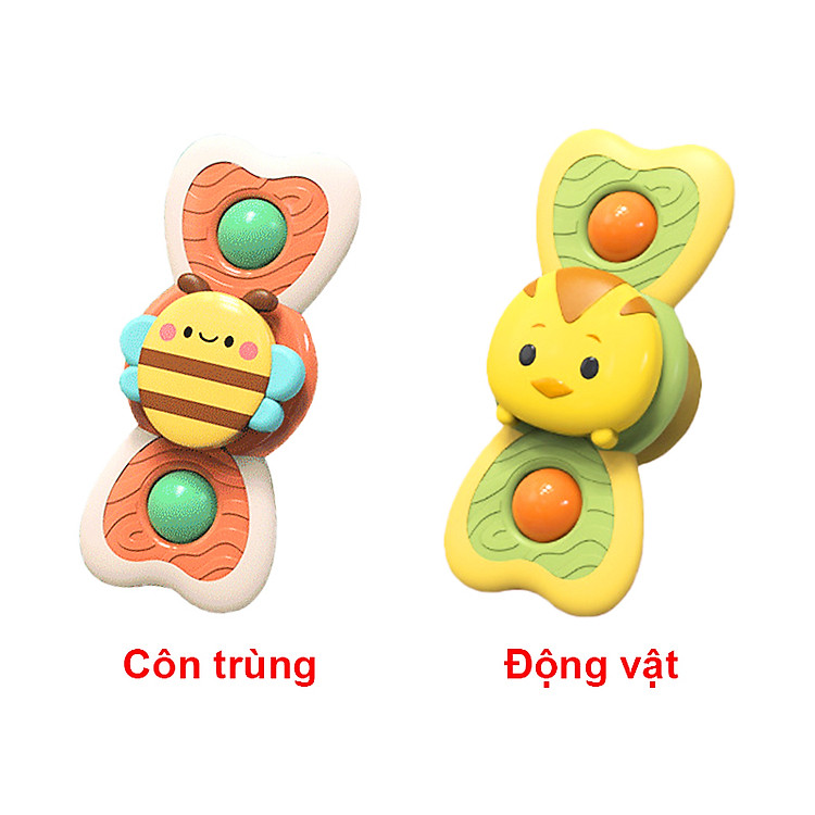 Đồ chơi con quay động vật Baby-S Chính hãng Ưu đãi - Hình ảnh 2