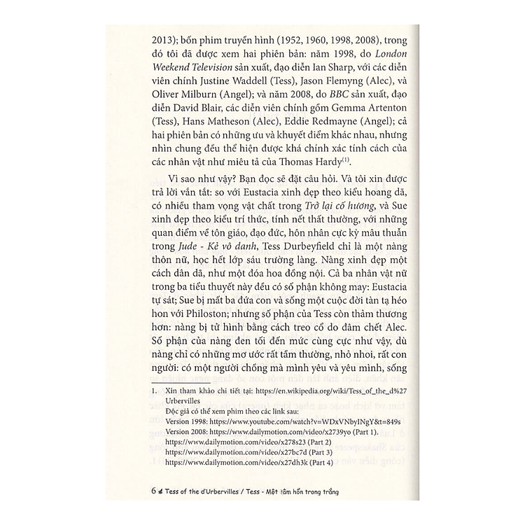 Tess Một Tâm Hồn Trong Trắng - Ảnh 3