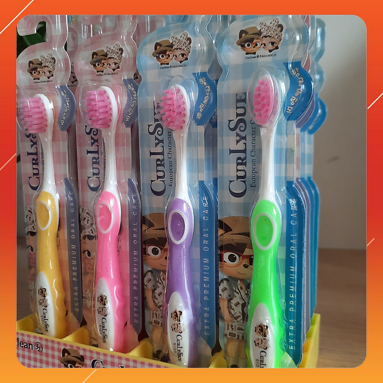 Hộp 20 bàn chải đánh răng Curly Sue Chính hãng Giá tốt - Hình ảnh 3