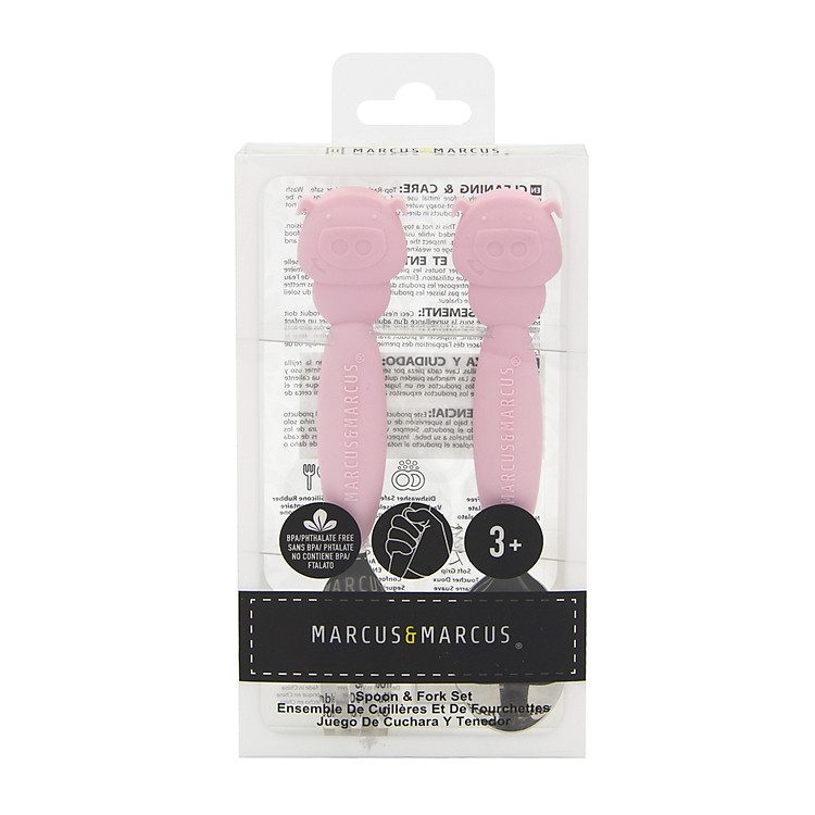 Bộ thìa nĩa ăn dặm Marcus & Marcus Chính hãng Giá tốt - Hình ảnh 3
