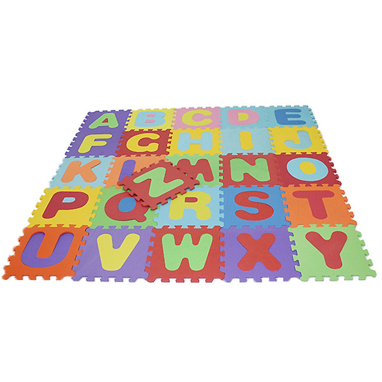 Set 26 Tấm Thảm Xốp Ghép Chất Liệu EVA Dùng Lót Sàn Cho Bé - Loại Bảng Chữ Cái - Kích Thước 30x30x1 cm