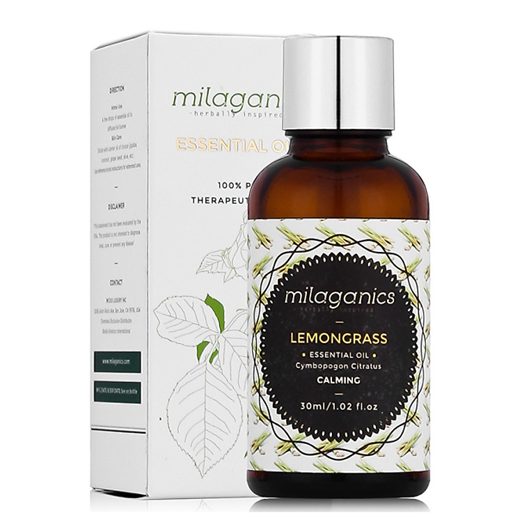 Tinh Dầu Sả Chanh Milaganics (30ml)