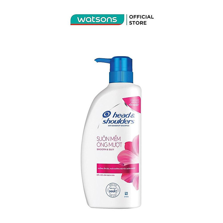 Dầu Gội Head & Shoulders Suôn Mềm Óng Mượt Smooth & Silky Shampoo 625ml