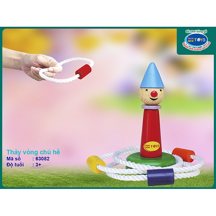 Đồ chơi gỗ Winwintoys - Thảy vòng Chính hãng Giá tốt - Hình ảnh 4