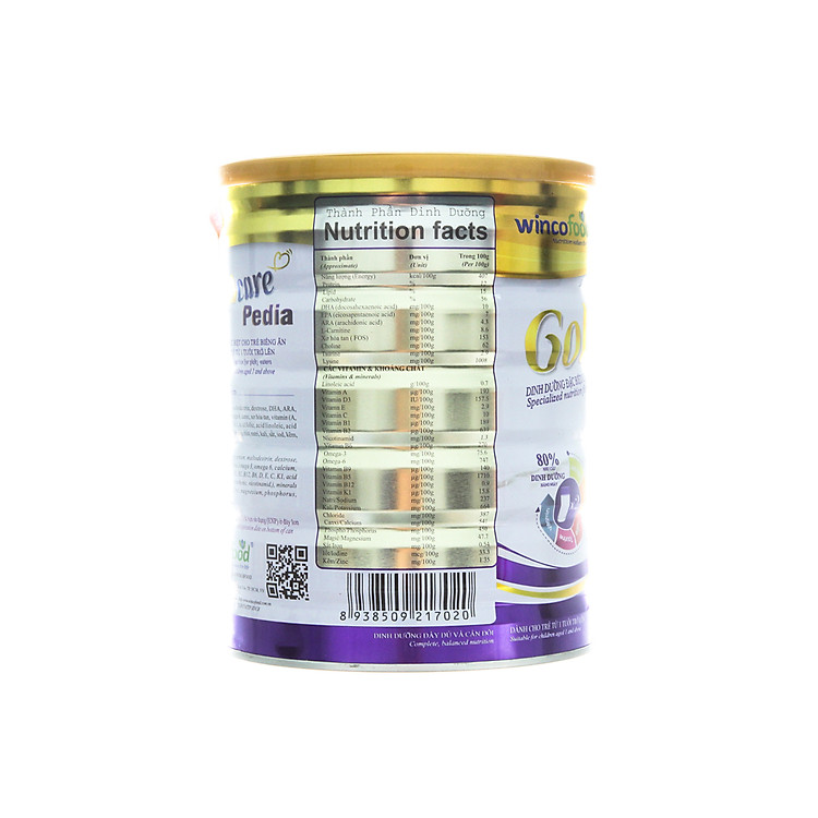 Nơi mua Sữa bột Wincofood Goldcare Pedia cho trẻ Tin cậy Giá tốt - Hình ảnh 3