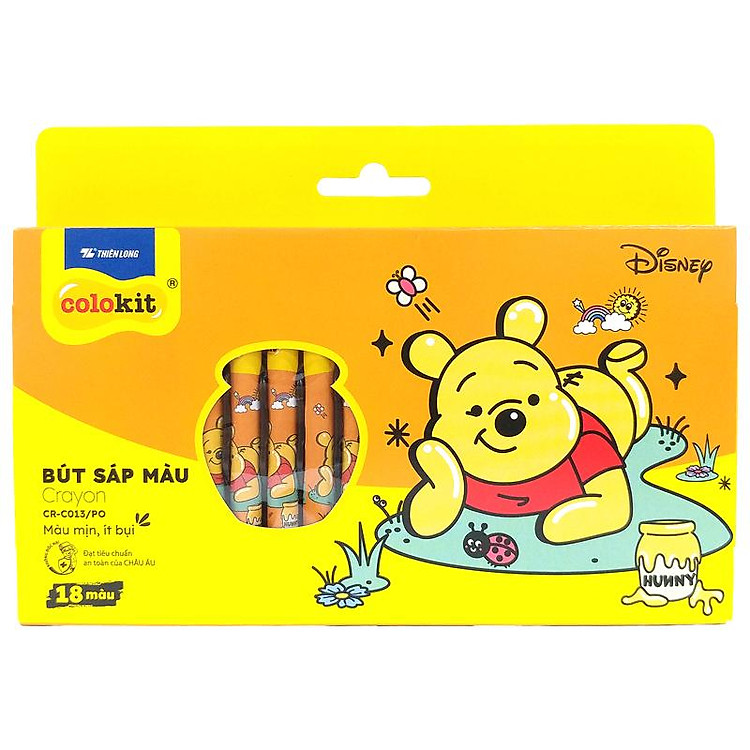 Bộ Bút Sáp Màu Crayon Colorkit CR-C013/PO (18 chiếc) - Ảnh 3