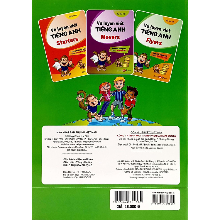 Vở Luyện Viết Tiếng Anh Flyers (Tập Viết Tiếng Anh Theo Cambridge) - Ảnh 4