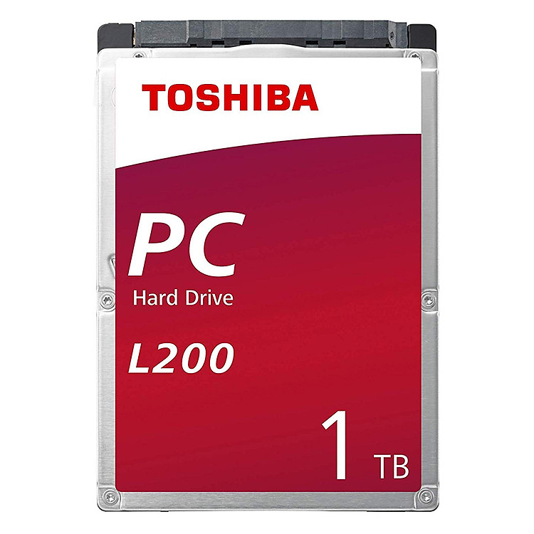 Ổ Cứng HDD Toshiba 2.5" 1TB Mobile L200 series 7mm (128MB) 5400rpm SATA3 (6Gb/s) HDWL110UZSVA - Hàng Chính Hãng