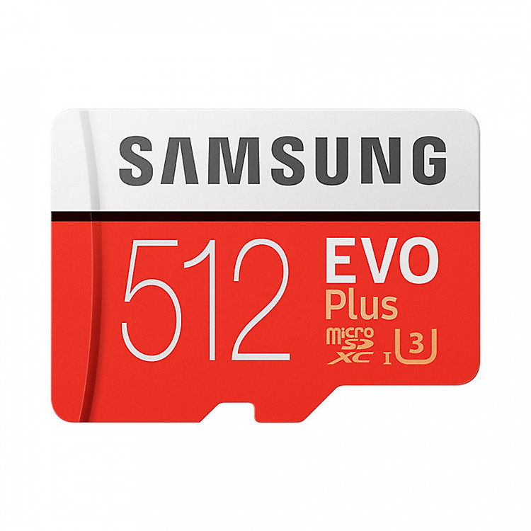 Thẻ Nhớ Micro SDXC Samsung Evo Plus 512GB Class 10 - 100MB/s (Kèm Adapter) - Hàng Nhập Khẩu