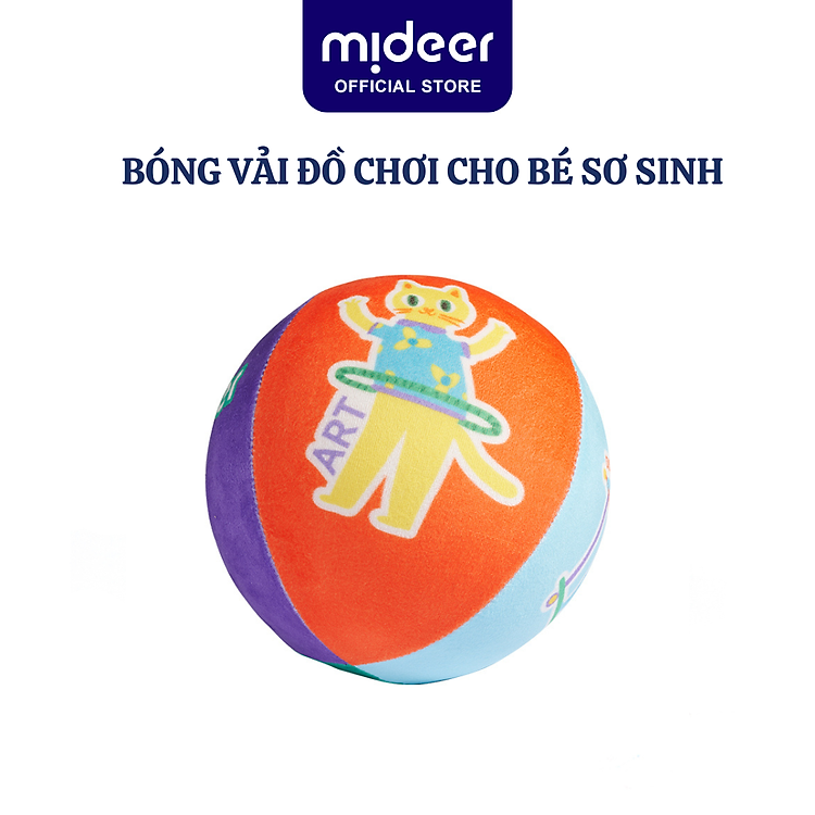 Bóng vải đồ chơi cho bé Mideer Chính hãng Ưu đãi