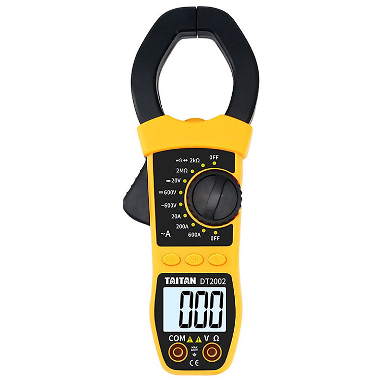Đồng hồ đo điện vạn năng Ampe kìm DT 2002 cao cấp 600A kèm pin 9v