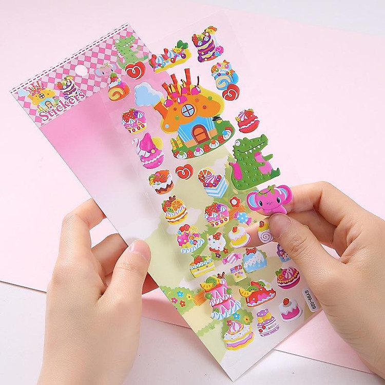 Sticker 3D - hình dán sticker siêu cute - dễ thương