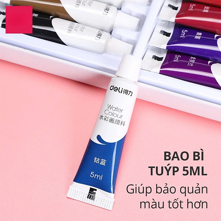 Màu Acrylic tuýp mini 5ml (12 màu) - Ảnh 7