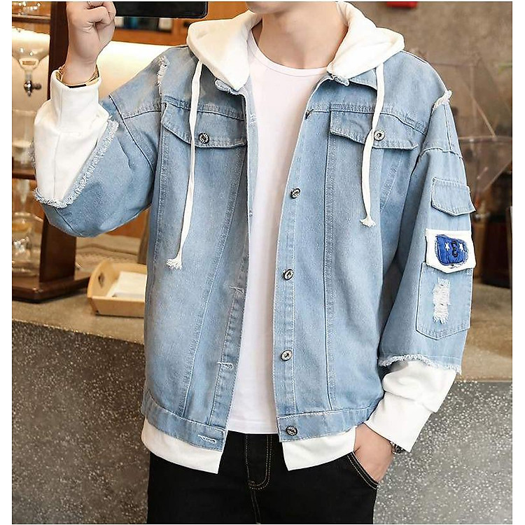 Áo khoác kaki jean Nam UNISEX GSJ10