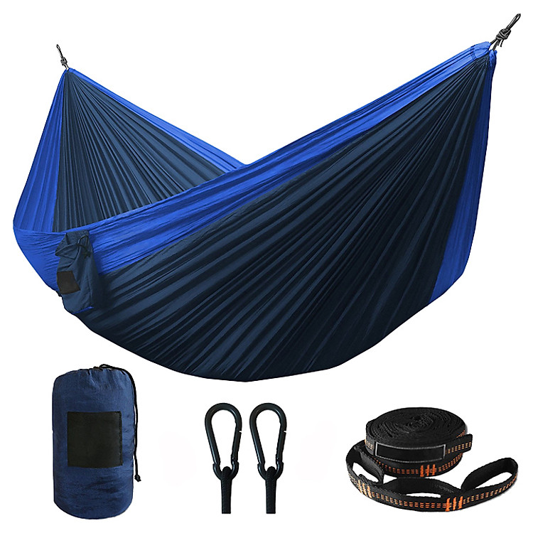 Võng đôi BSONWAY, võng du lịch, võng đi phượt 300x200cm Vải dù 201T V1