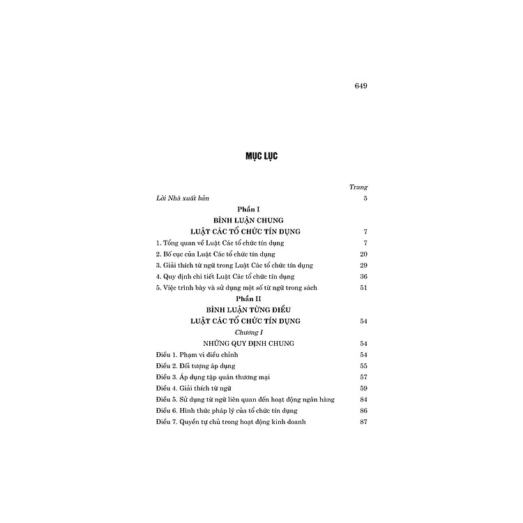 Bình luận Luật Các Tổ Chức Tín Dụng (Bình Luận Chung và Toàn Bộ 210 Điều của Luật Các Tổ Chức Tín Dụng Năm 2024) - Ảnh 7