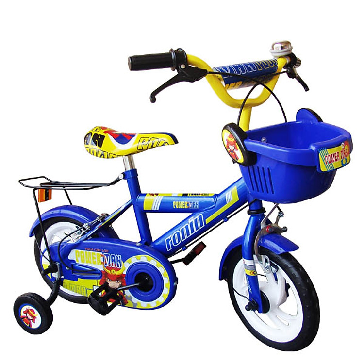Xe đạp trẻ em Nhựa Chợ Lớn 14 inch K74 - M1406-X2B, Sườn xe bằng sắt chịu lực, Nhựa chính phẩm an toàn, Sản xuất tại Việt Nam - Hàng chính hãng