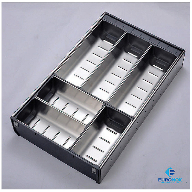 Khay chia thìa dĩa inox Cutlery Tray of Stainless Steel