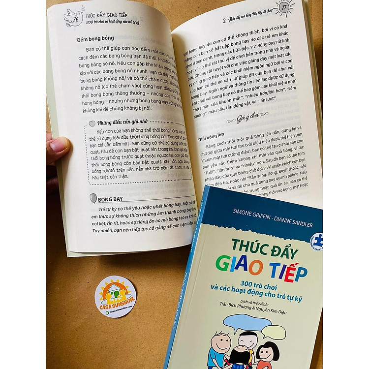 Thúc đẩy giao tiếp - 300 Trò chơi và các hoạt động cho trẻ tự kỷ - Ảnh 2