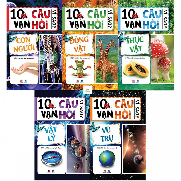 Combo 10 Vạn Câu Hỏi Vì Sao - Khám Phá Thế Giới Động Vật (5 Cuốn)
