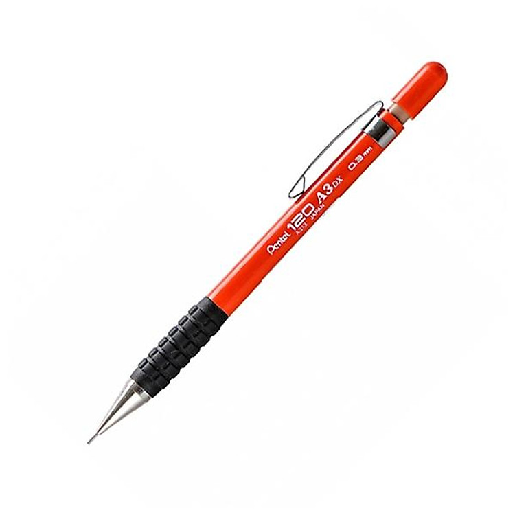 Bút Chì Kim Kỹ Thuật 0.3mm Pentel Grip A313 – Màu Đỏ
