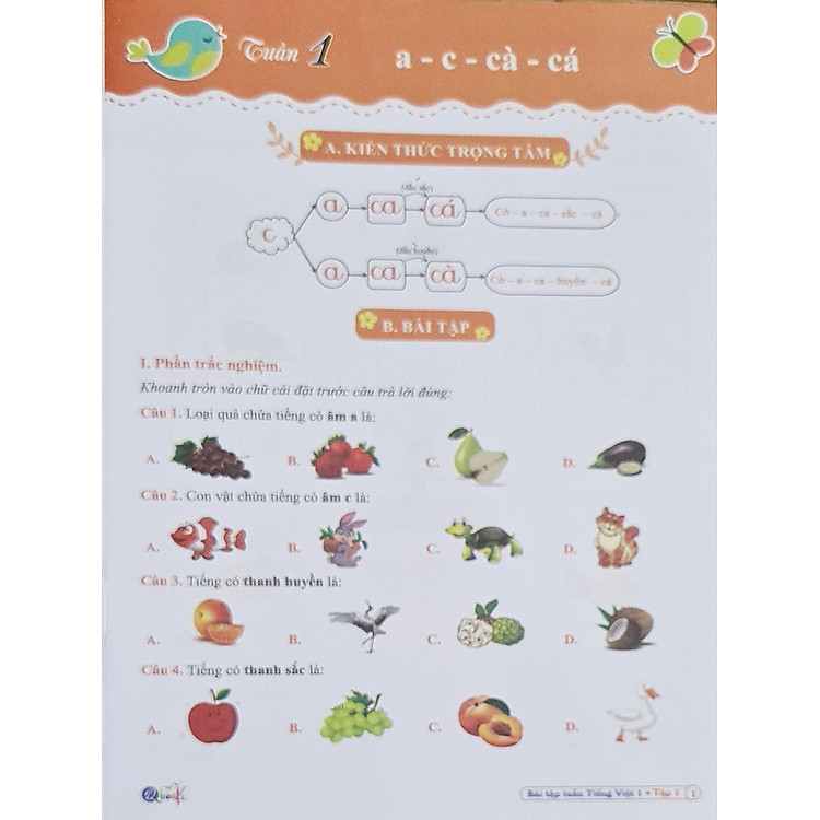 Bài Tập Tuần Tiếng Việt 1 Tập 1 + 2 - Ảnh 3