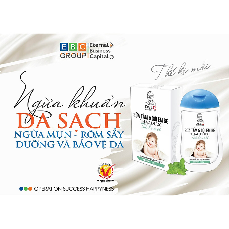 Sữa Tắm Gội Em Bé Thảo Dược 150G Chính hãng Ưu đãi - Hình ảnh 3