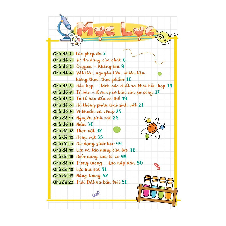 Takenote Khoa Học Tự Nhiên Lý - Hóa - Sinh 6 (MGB) - Ảnh 2