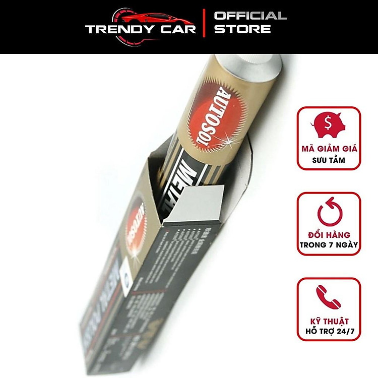 FREESHIP Tuýp Kem đánh bóng kim loại AUTOSOL METAL POLISH 50ml, 75ml - 100g - đánh bóng kim loại, sơn inox, nhôm