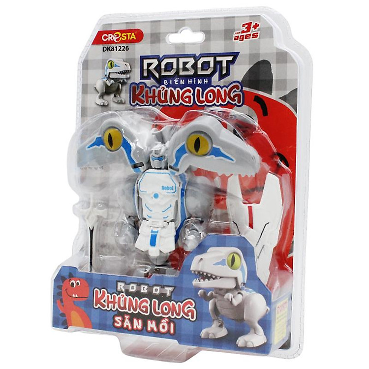 Robot Biến Hình Khủng Long Cresta DK81226 Chính hãng Giá tốt - Hình ảnh 4
