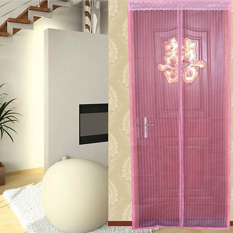 Màn cửa chống muỗi, côn trùng đa năng 90x210 cm (giao màu ngẫu nhiên)