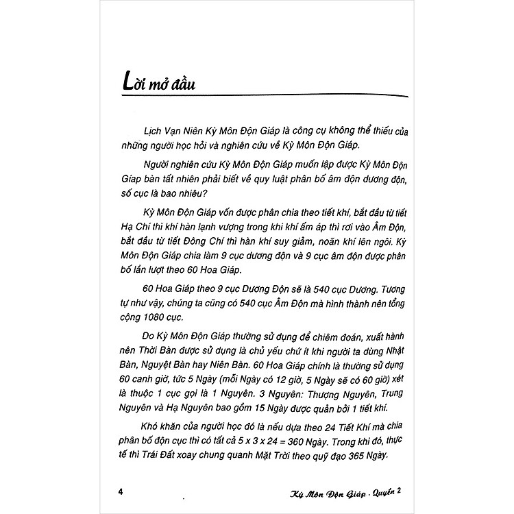 Kỳ Môn Độn Giáp Toàn Thư - Quyển 2: Lịch Vạn Niên - Kỳ Môn Độn Giáp (1932 - 2040) - Ảnh 3