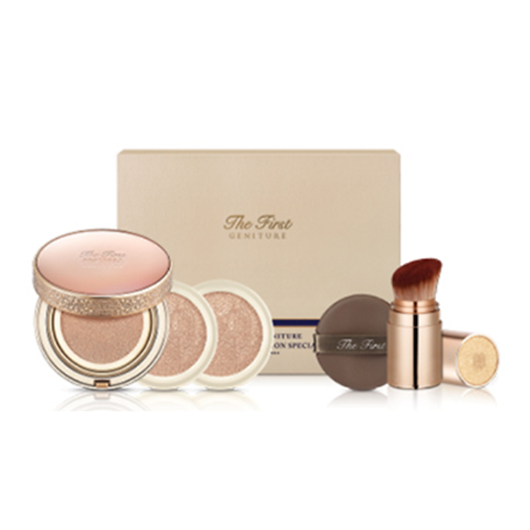 Bộ Phấn nước tinh chất vàng OHUI The First G Ampoule Cover Cushion 15g * 3 lõi