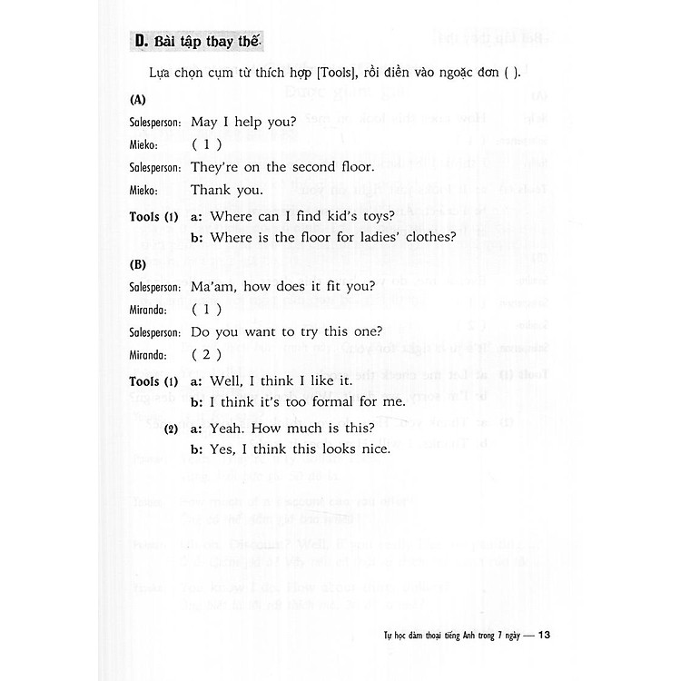 Tự Học Đàm Thoại Tiếng Anh Trong 7 Ngày - Ảnh 9