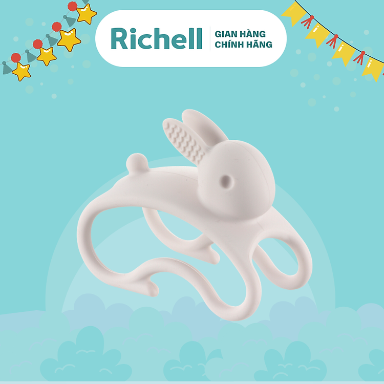 Tìm mua tại Avakids:Gặm nướu 3D silicone Richell Nhật Bản, tràn ngập Khuyến mãi, Ưu đãi
