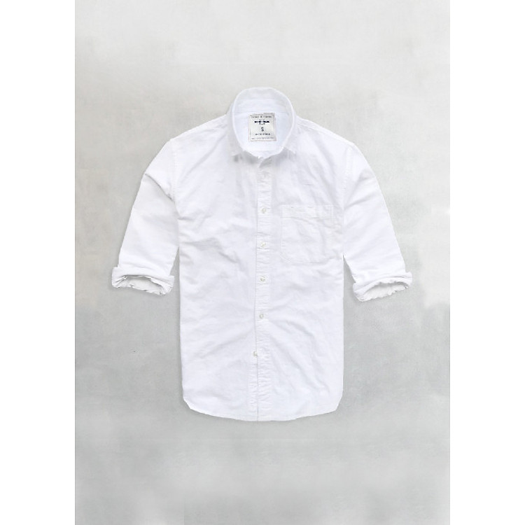 Áo sơ mi trắng nam vải oxford phù hợp công sở ND04