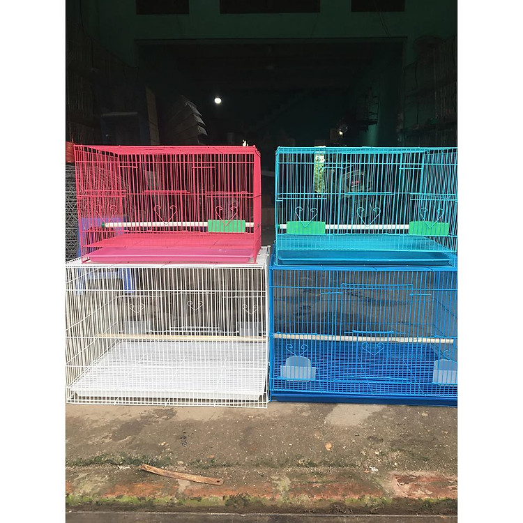 Lồng màu nuôi chim size 50*35*32