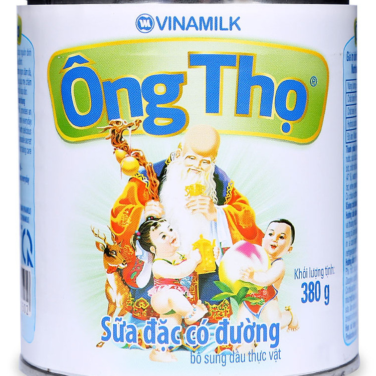 Thùng 48 Hộp Sữa Đặc Có Đường Ông Thọ Chữ Xanh - Hộp Thiếc 380g