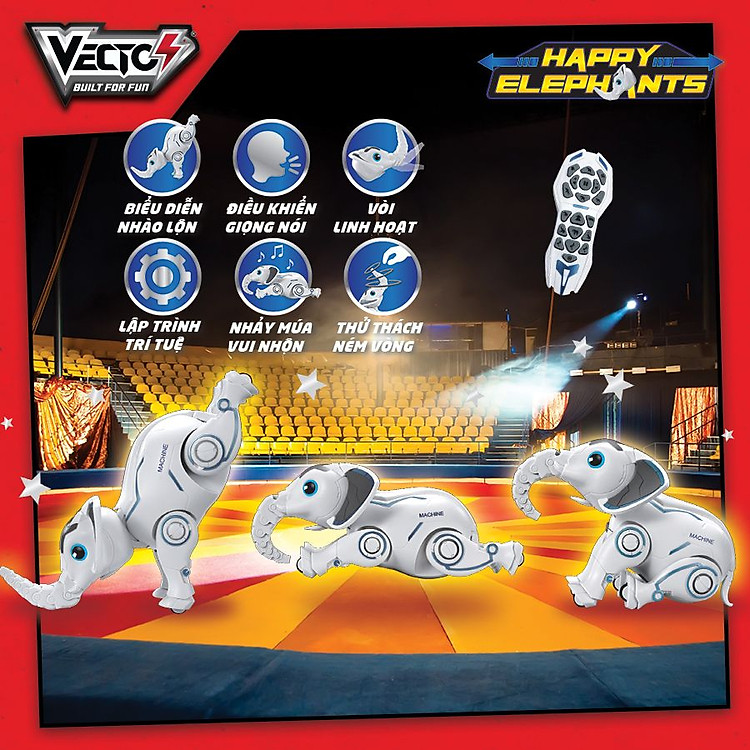 Mua Đồ Chơi Robot Chú Voi VECTO VT17 Chính hãng Giá tốt - Hình ảnh 5