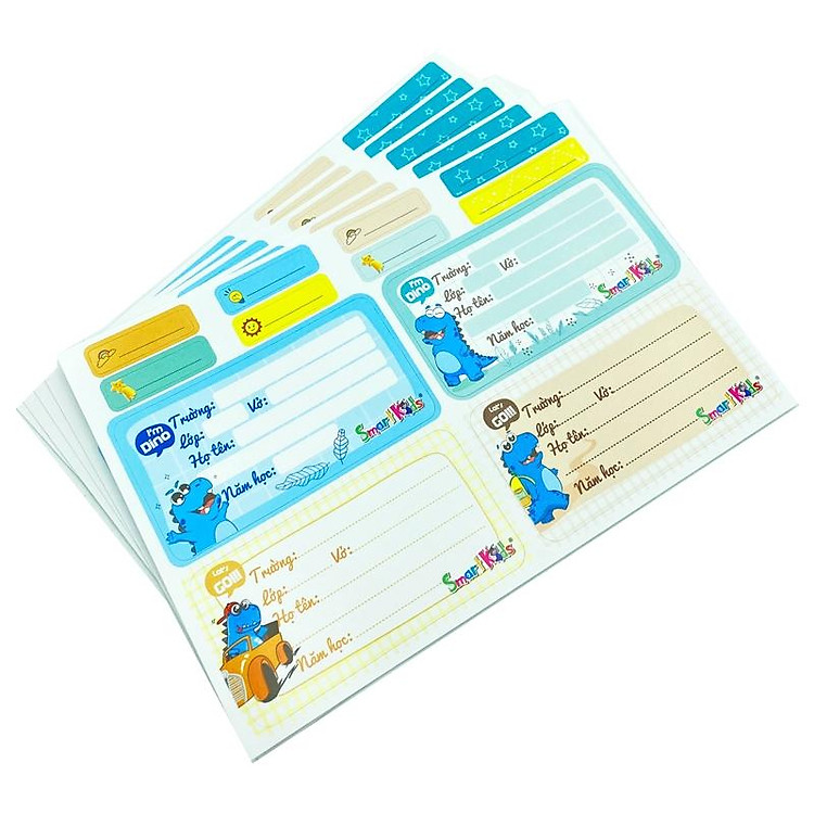 Nhãn Vở Smart Kid Dino LB03 (20 nhãn) - Ảnh 4