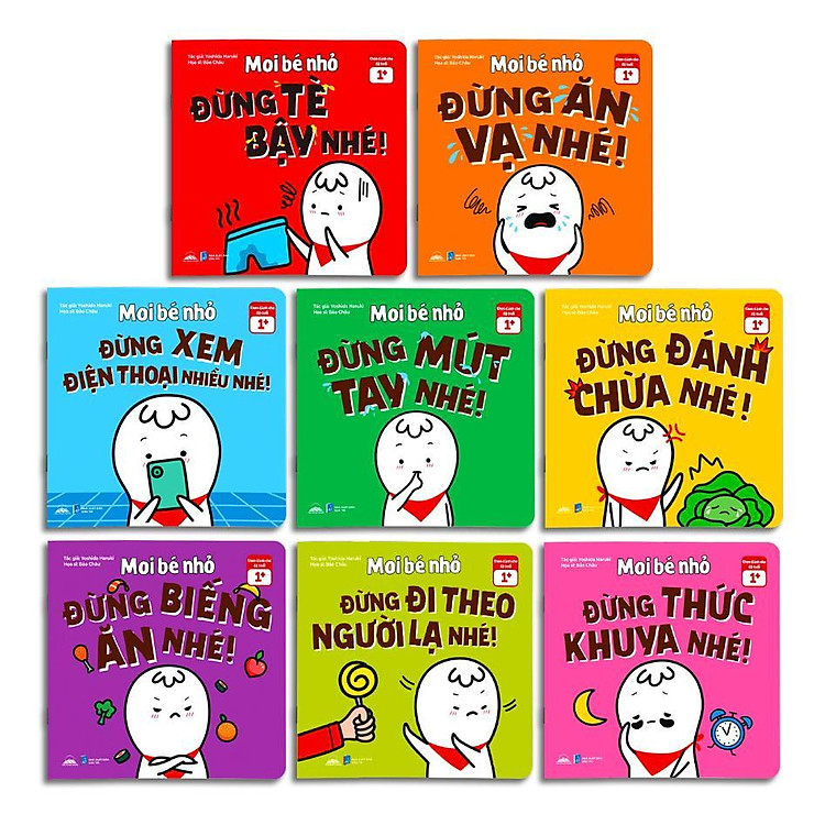 Sách - Combo 8 Cuốn Ehon Moi Bé Nhỏ