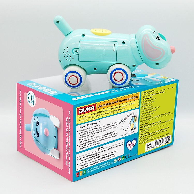 Đồ Chơi Duka: Doggy Cart DK580016 Chính hãng Giá rẻ - Hình ảnh 3